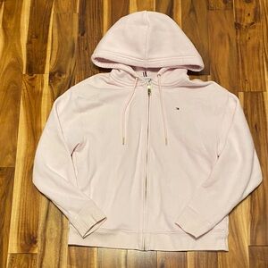 Tommy Hilfiger Women’s Size S Blush Pink Zip-Up Hoodie
